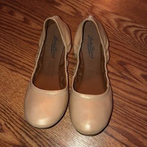 LuckyBrand rose gold/champagne flats size 8.5